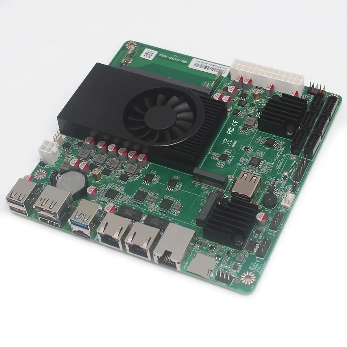 Mini ITX NAS Motherboard | 6-Bay SATA DDR5 | 10G & Dual 2.5GbE - Thumbnail 2