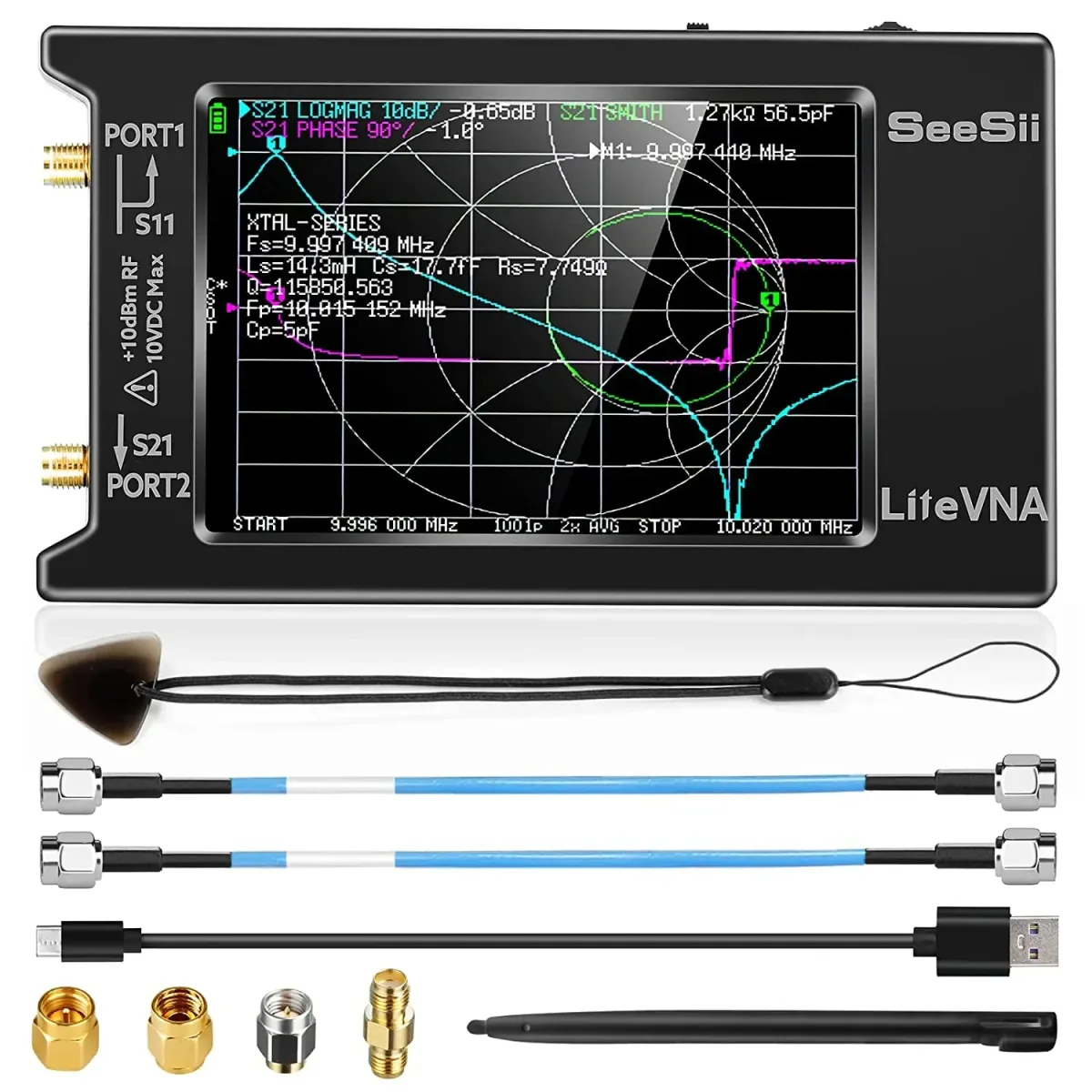 4 Inch Vector Network Analyser | LiteVNA, NanoVNA-H4 or DeepVNA | Up to 6.3GHz