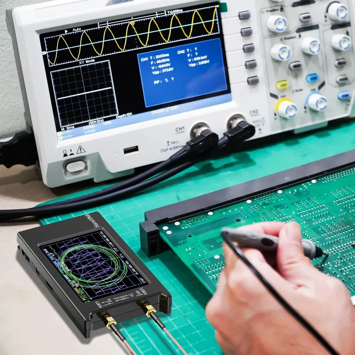 4 Inch Vector Network Analyser | LiteVNA, NanoVNA-H4 or DeepVNA | Up to 6.3GHz - Thumbnail 4