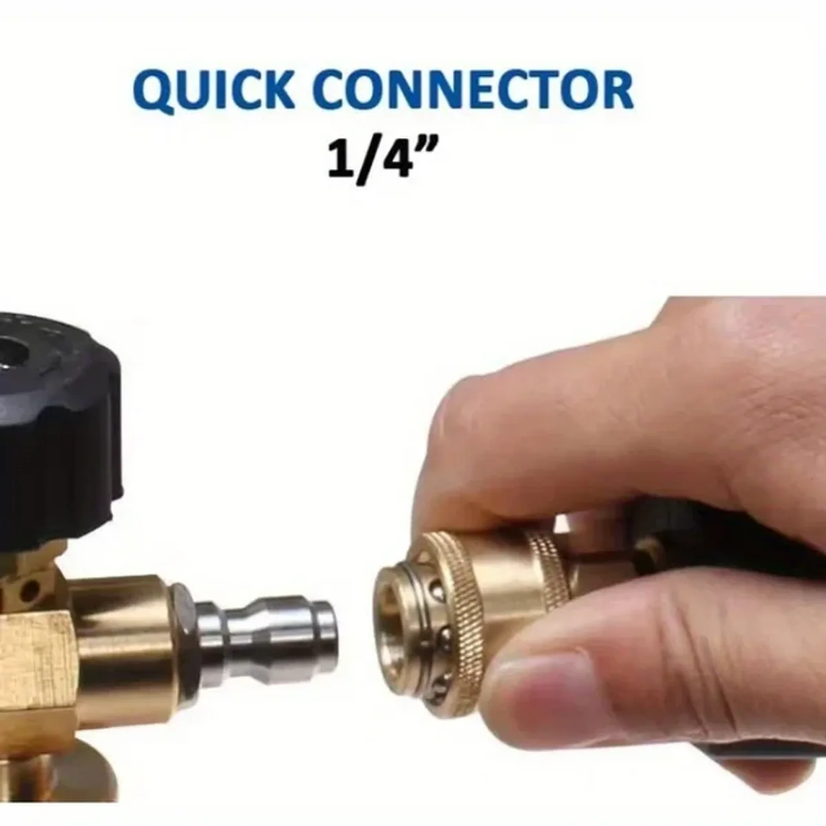 Pressure Washer Snow Foam Lance | 1000ml Bottle | 1/4" Quick Connect - Thumbnail 3